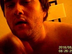 hotel room turns into blowjob and swallow scene