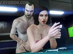 Trevor Scores Hard in GTA V Action