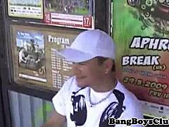 Euro amateur gets assfucked bareback in outdoor action