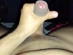 Strong moans and cum dripping from Davidpajas' hard cock.