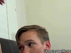Twinks practice rimming. Then go for wild homemade anal banging!