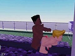 Meu cu apanhando na foda gay de Roblox, caralho que delícia!