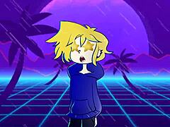 Blonde sucking overvalued game for five minutes