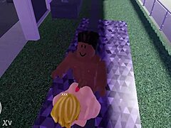 Meu cu apanhando na foda gay de Roblox, caralho que delícia!