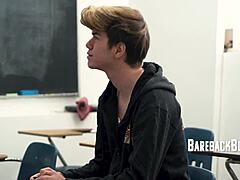 Fucking The Cute Twink Student Who Comes For My Help In Classroom