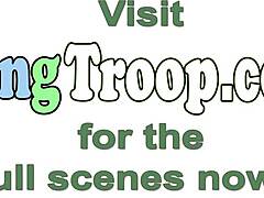 Ready for a hardcore interracial foursome in the showers after training?