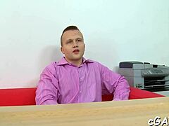 tough gay stud gives wet blowjob before hardcore anal fucking 😈💦