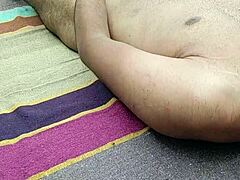 Indian Desi Straight Two Hands Masturbation Outdoors