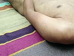 Indian Desi Straight Two Hands Masturbation Outdoors