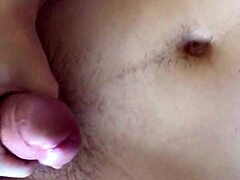 Straight friend cums watching gay porn