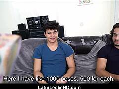 Amateur Latino Jock and Twink Fuck for Cash!