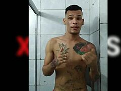 Luis Fernando enjoys a banana