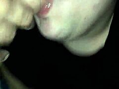 I gave a blowjob to a twink in the countryside with glasses