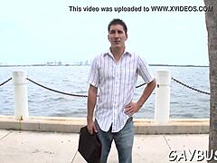 i lured this spruce hunk into sucking my monster cock for a wild blowjob and facial