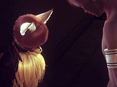 Furry yaoi fox gives blowjob to boy then annalingus anime manga japanese asian game porn gay