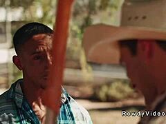 Wanna see gay cowboy fuck black man?
