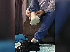 Subtle hints of office socks and see-through nylons teasing