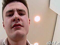 Big Cock Hunks Deliver Sloppy Blowjobs and Massive Cumshot Facials in Wild Fucking!