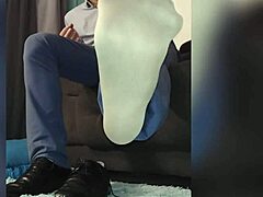 Subtle hints of office socks and see-through nylons teasing