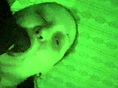 demon deepthroat on big black monster cock, sucking hard