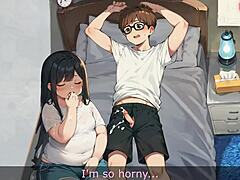 hey, she really loves eating that dick cheese in this 3d hentai game