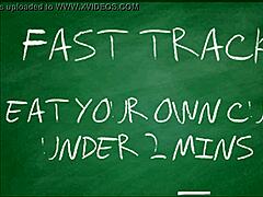 Goddess Lana tells you to eat your own cum fast