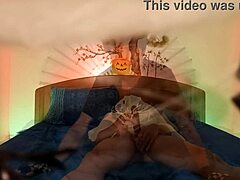 on halloween night, jon arteen the 18+ ghost boy bareback fucks curly emo femboy goth ladyboy until loud moaning orgasm.