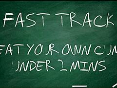 Goddess Lana tells you to eat your own cum fast