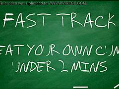 Goddess Lana tells you to eat your own cum fast