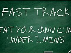 Goddess Lana tells you to eat your own cum fast