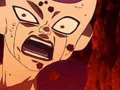Broly Pounds Freeza in Intense Dragon Ball Action
