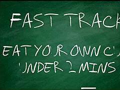 Goddess Lana tells you to eat your own cum fast