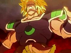 Broly Pounds Freeza in Intense Dragon Ball Action