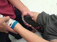 asian twinks net and sim dive into bareback fucking with sucking