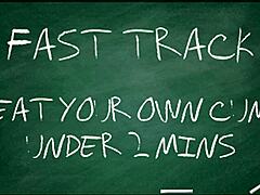 Goddess Lana tells you to eat your own cum fast