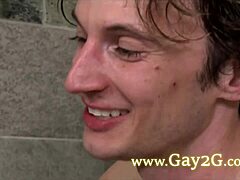 In the intense scene, a top delivers asshole fucking and deep anal sex.