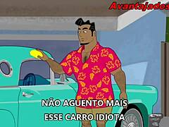 Pornô gay em desenho contrasts the professor putão in intriguing Brazilian hentai animation