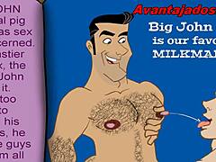 Ator pornô gay curte uma suruba quente with brazilian pornstar in anime hentai comic