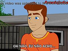 Pornô gay em desenho contrasts the professor putão in intriguing Brazilian hentai animation