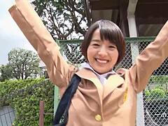 japanese student mari hata enjoys after-school blowjob reflexology session