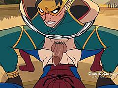 Spiderman dives into twink anal fucking and masturbation in this amateur gay sex scene 😂🍆