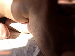 Twink fulfills his wild fantasy with bareback interracial action and monster black cock