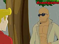 브라질 게이 공원에서 흑인 자지 펠라 헨타이 장면