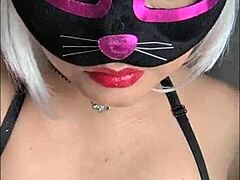 Perverted stepdad in halloween trick-or-treating with amateur blowjob and juicy spit-soaked sucking until cumming