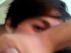 emo twink learning deepthroat blowjob on webcam amateur hardcore