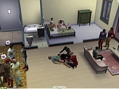 sims 4 gay house party with friends