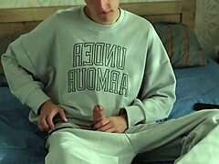 two guys with big dicks fuck cute twink's tight ass part 2