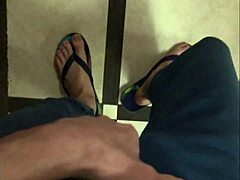 dream boy masturbates beautifully with big 23cm dick in mirror