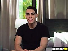 Athletic jocks lift weights then bareback ass fuck hard