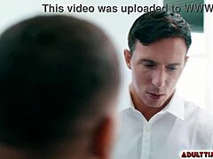 brock banks skips wedding for steamy bathroom bareback fuck with straight best man reese rideout!!